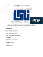 Informe 4 Electrotecnia