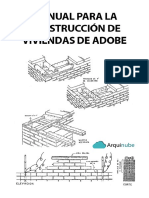 Manual para La Construccion de Viviendas Adobe (Arquinube)