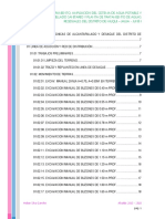 Especificaciones Técnicas Alcantarillado y Desague