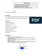 Template Thermal Equilibrium Lab Report