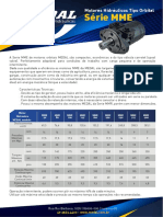 Série MME: Motores Hidráulicos Tipo Orbital