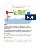 Dry Steam Flash Steam: What Is Geothermal Energy?