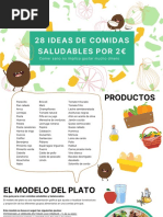 28 Ideas de Comidas Saludables Por 2E