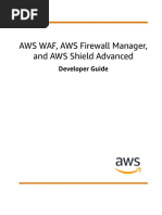 AWS WAF, AWS Firewall Manager, and AWS Shield Advanced: Developer Guide