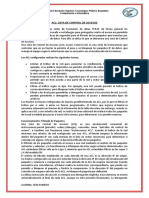 Acl: Lista de Control de Accesos: Las ACL Configuradas Realizan Las Siguientes Tareas