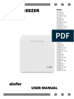 Chest Freezer: User Manual