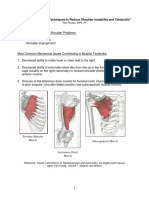 Er Instability and Tendonitis