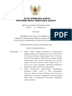 Perbup Nomor 13 Tahun 2018 Tentang Pemberian Dan Tata Cara Pembayaran Tambahan Penghasilan Pns