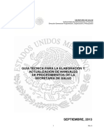 Guía Técnica para Elaboración de Manuales 2013