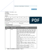 Th/Bric: Flag Definition TH Output Keyword & Variables