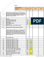 Mock Up - ELectrical Material List HSR