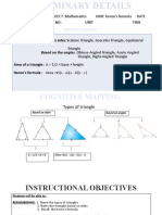 Types of Triangle:: Content Analysis