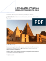 Conheça 5 Civilizações Africanas Tão Impressionantes Quanto A Do Egito