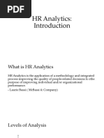 HR Analytics An Introduction