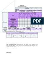 Informe de Actividad: Formato 01