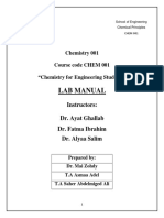 CHEM001 Lab Manual 2020