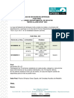 Fase Final Ix Torneo Deptal de Novatos 2021 1