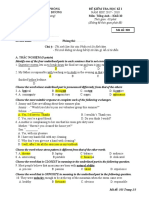 Đề KTHK I -TA 10 -ma de 303 done