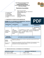 5.sesión de Aprendizaje. Matemática 2