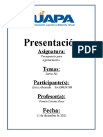 Tarea 7 de Presupuesto, Erica