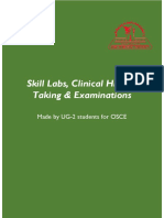 Skill Labs, Clinical History Taking, and Examination