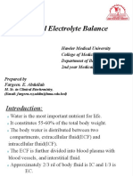 Fluid and Electrolyte Balance