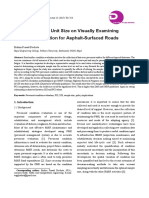 Effect of Sample Unit Size On Visually Examining Pavement Condition For Asphalt-Surfaced Roads