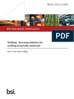 BSI Standards Publication: Welding - Recommendation For Welding of Metallic Materials