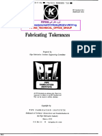 Fabricating Tolerances