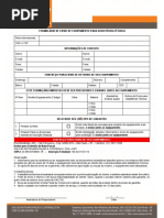 Formulario de Envio de Equipamento para Assistencia Tecnica