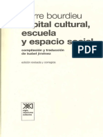 Bourdieu - Capital Cultural