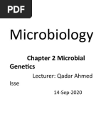 Microbiology: Chapter 2 Microbial Genetics