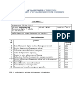 Assignment - 1: Sapthagiricollege of Engineering Department of Information Science and Engineering