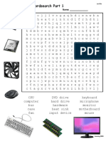 Computer Parts Wordsearch Part 1: Name