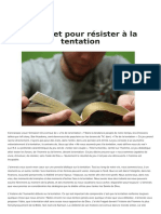 Le Secret Pour Resister A La Tentation 1