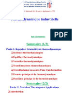 Cours de La Thermodynamiques Industrielle C