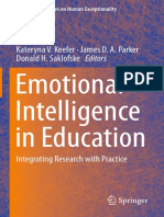 Keefer, Parker, Saklofske - 2018 - Emotional Intelligence in Education Integrating Research With Practice