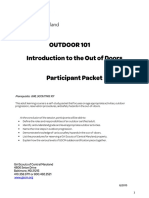 Outdoor 101 Introduction To The Out of Doors Participant Packet