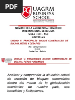 Unidad 5 Acuerdos Comerciales de Bolivia, Beneficios y Limitaciones