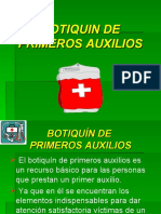 Botiquin Primeros Auxilios 2013