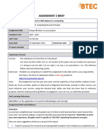 Assignment 2 Brief: Scenario