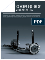 Concept Design of Twist Beam Rear Axles