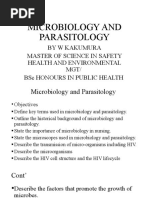 Microbiology and Parasitology Presentation by W Kakumura