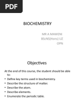 BIOCHEMISTRY Year 1 B 1