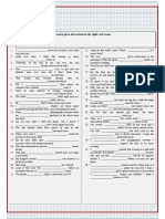 Complete The Sentences With The Verbs Given in Brackets in The Right Verb Tense