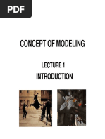 Concept of Modeling Lecture Ch1: Introduction