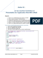 Atelier 02 Spring Boot Développer Les Couches Controleur Et Présentaion de L'application Web MVC CRUD