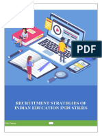 Recruitment Strategies of Indian Education Industries