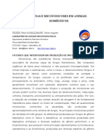 Micotoxinas e Micotoxicoses em Animais Domésticos