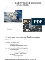 Magmatisme Et Pétrologie Magmatique